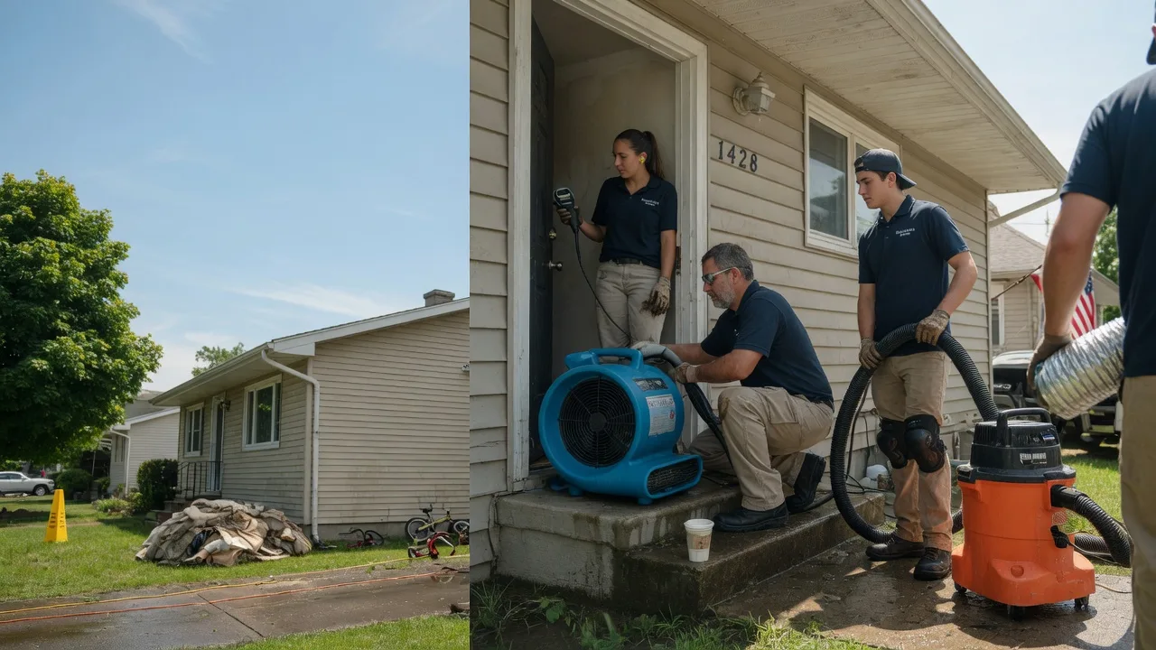 Water Damage Restoration in Bellevue, OH near me